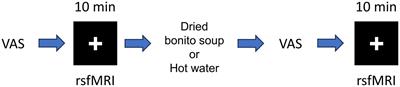 Increased functional connectivity following ingestion of dried bonito soup
